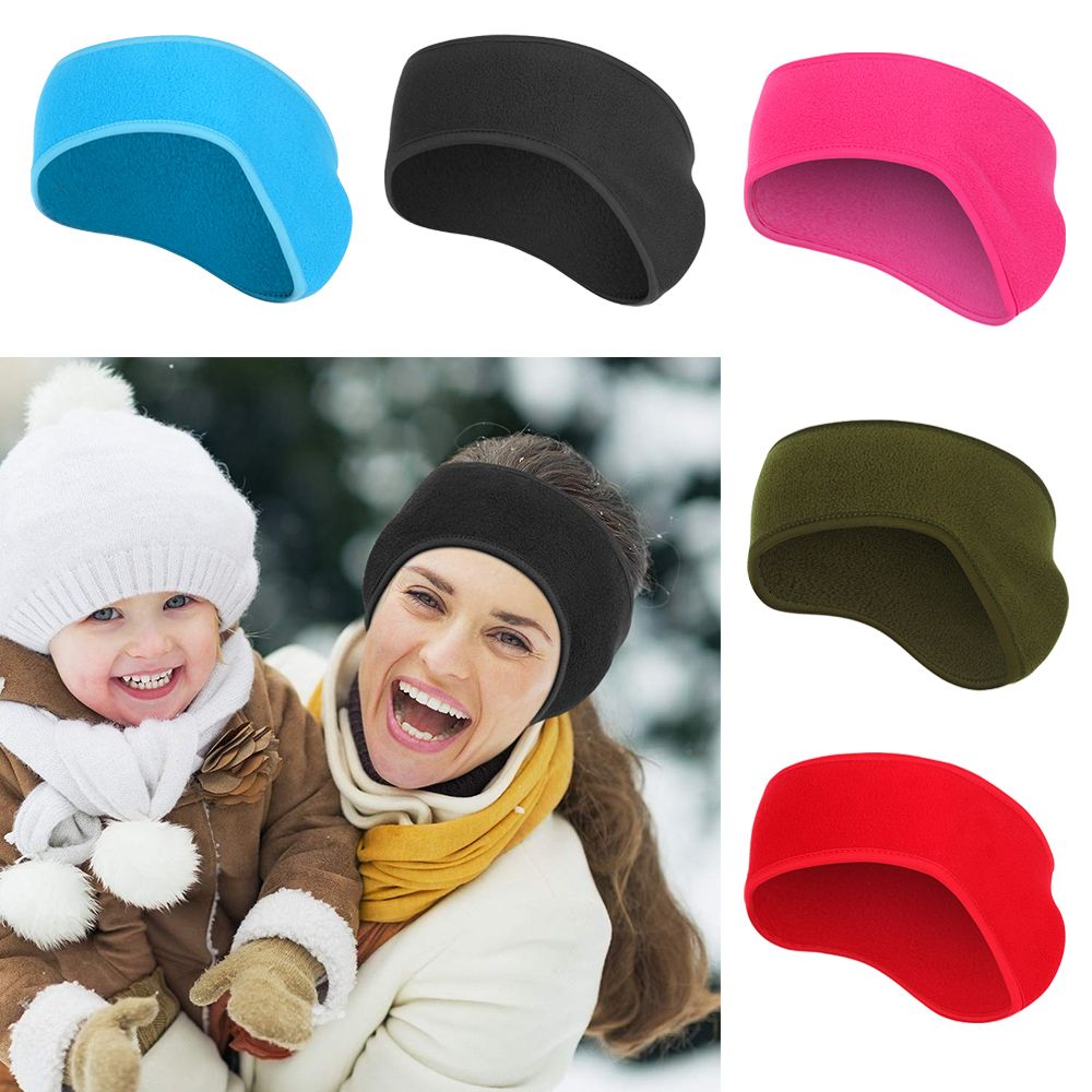 Fleece Ear Warmer Band - 1個入り ヘアバンド 女性用 女の子用 フリース素材のイヤーカバー 冬用