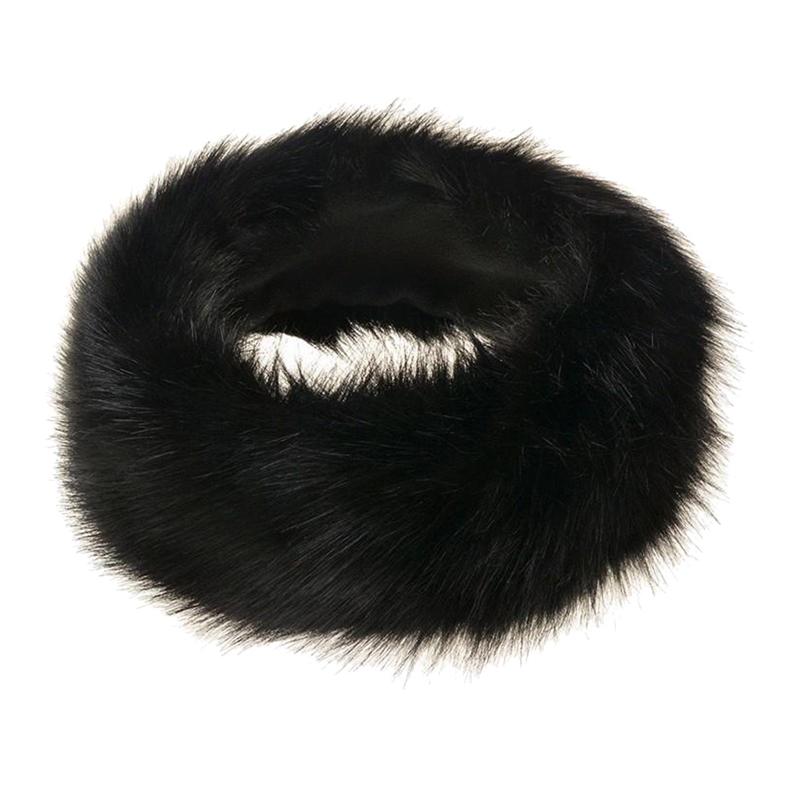 女性用、冬にぴったりの、暖かく快適なフリース裏地付きのフェイ - Fleece Ear Warmer Band のレビューと価格