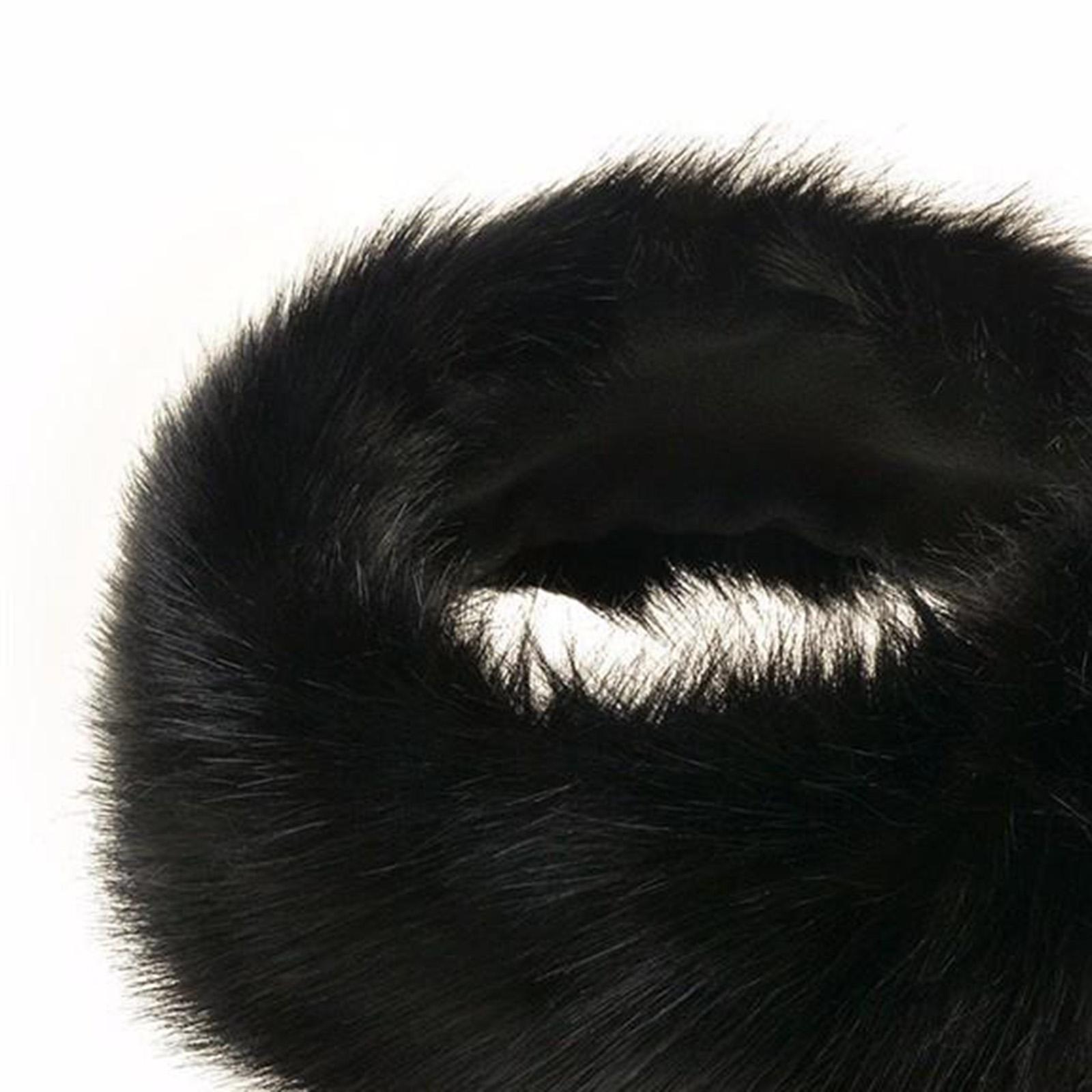 女性用、冬にぴったりの、暖かく快適なフリース裏地付きのフェイ - Fleece Ear Warmer Band のレビューと価格