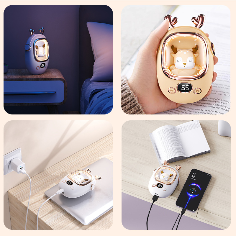 かわいいペット型USB電気ハンドウォーマー 3000mAh  - Hand Warmer Electric のレビューと価格