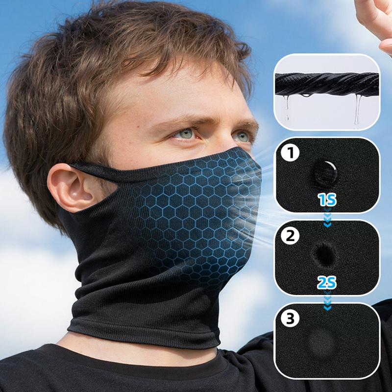 秋/冬スポーツバンダナサイクリングバイク耳掛け式フェイスカバ - Neck Gaiter Fleece のレビューと価格