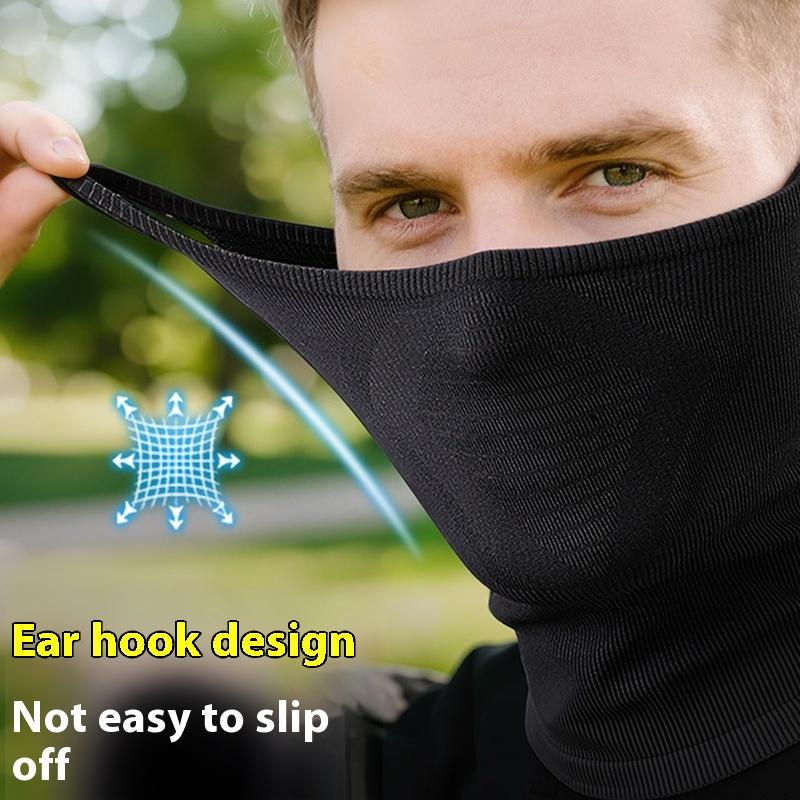 秋/冬スポーツバンダナサイクリングバイク耳掛け式フェイスカバ - Neck Gaiter Fleece のレビューと価格