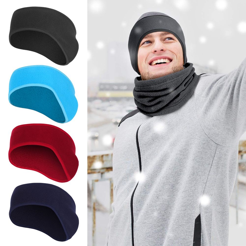 1個入りヘアバンド、ヘアスウェットフリースイヤーカバー、冬用 - Fleece Ear Warmer Band のレビューと価格